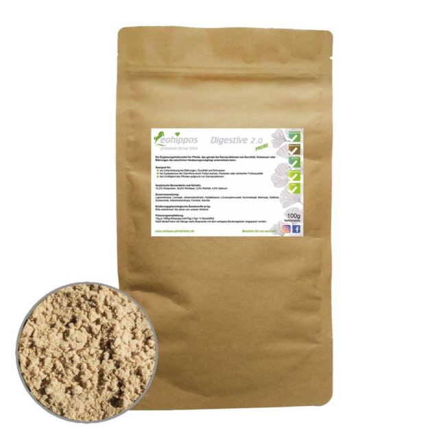Magen und Darm von Pferden unterstützen - Eohippos Pferdefutter