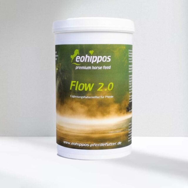 Eohippos Flow der getreidefreie Vitamin Booster für den Stoffwechsel und das Immunsystem deines Pferdes im Fellwechsel