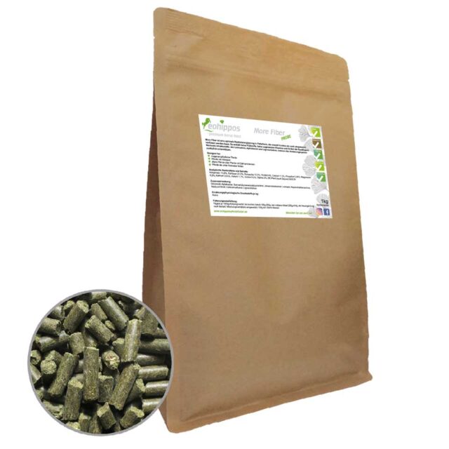 Raufutter für Pferde als Pellet - trocken oder nass - Pferdefutter