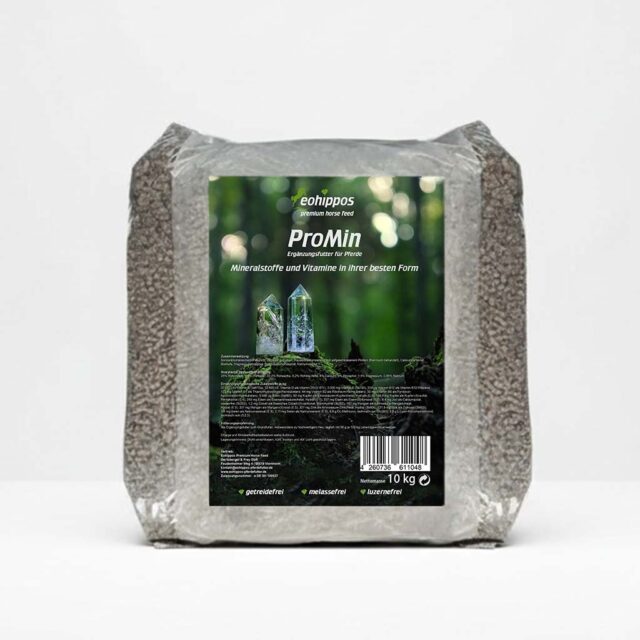 Mineralfutter ProMin als Pellets für Pferde getreidefrei melassefrei organisch gebunden