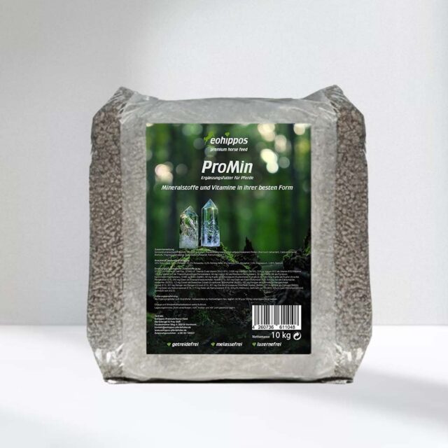 Mineralfutter ProMin als Pellets für Pferde getreidefrei melassefrei organisch gebunden