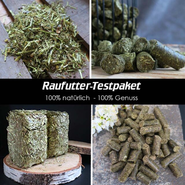 Raufutter Testpaket für dein Pferd ohne Zucker und Getreide