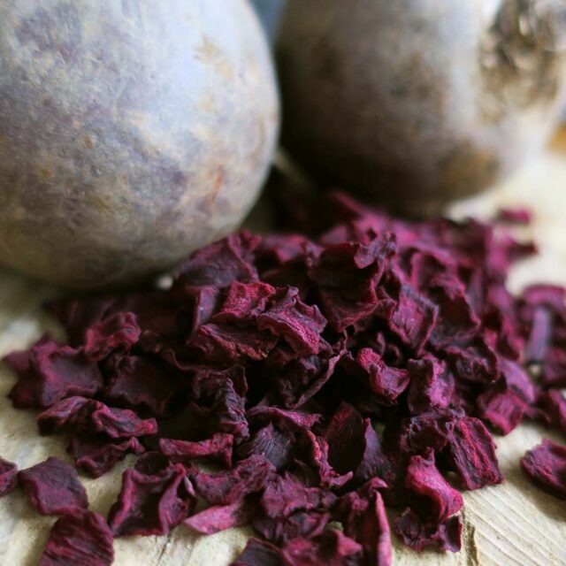 Rote Beete Chips für Tiere Eohippos Pferdefutter
