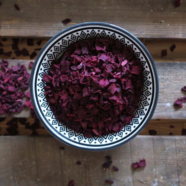 Eohippos Pferdefutter Rote Beete Flakes getrocknet Pferdeleckerli