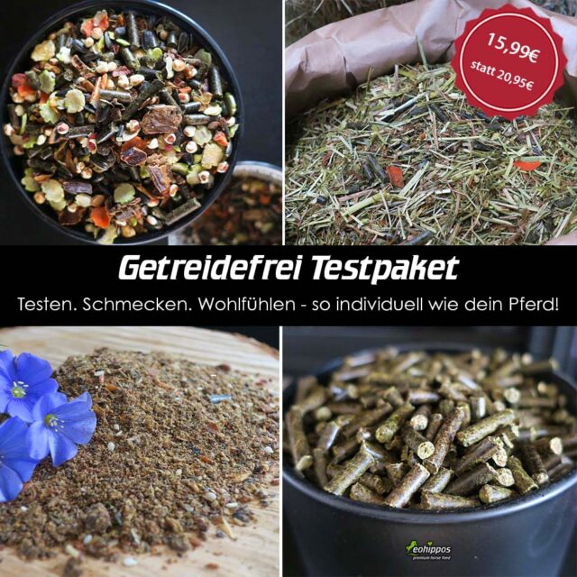 Getreidefreies Pferdefutter jetzt testen Eohippos