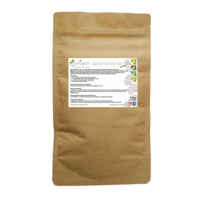 Eohippos Egusin Gastric 365 - Magenschutz bei Magenproblemen und Neutralisierung der Magensäure Pferd, Gastro Zusatzfutter