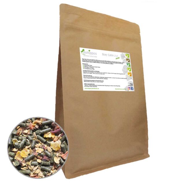 Futterprobe für Pferde Pferdefutter Probe Stay Calm Eohippos