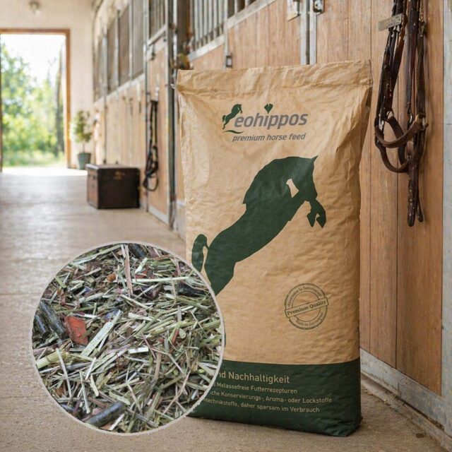 Eohippos Green Light Struckturmüsli für Pferde ohne Melasse und getreidefrei