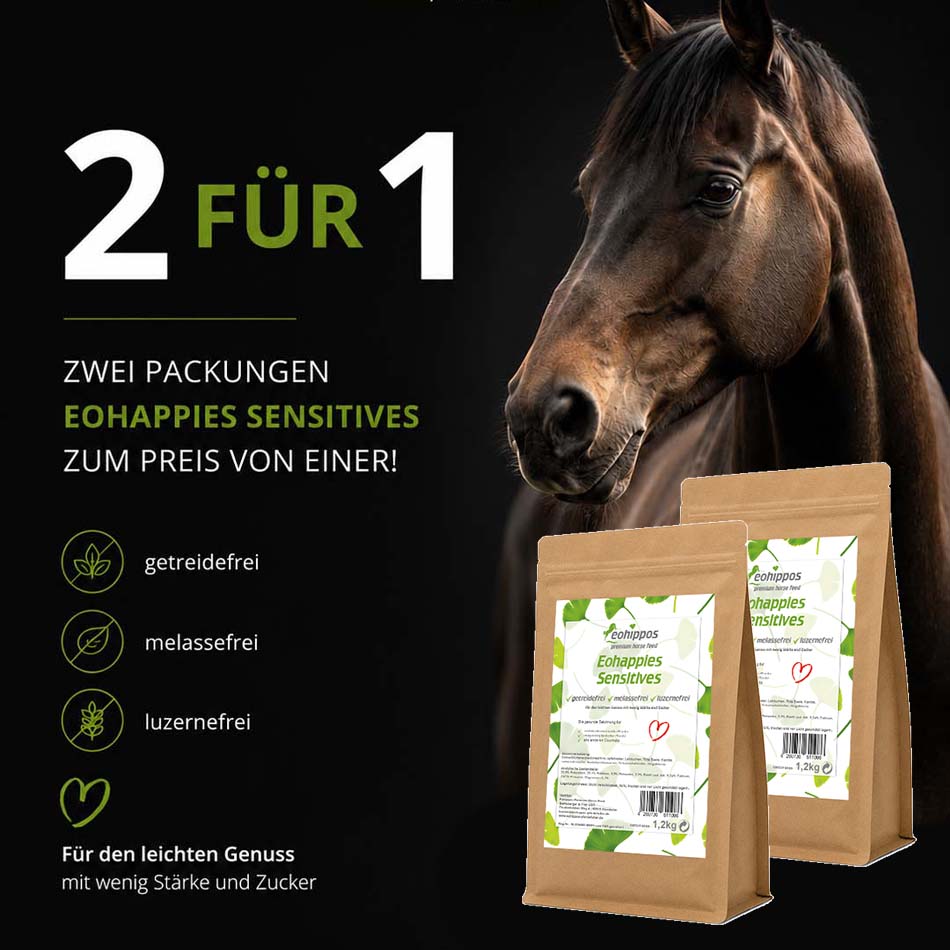 Eohappies Leckerli Leckerchen für Pferde getreidefrei zuckerfrei